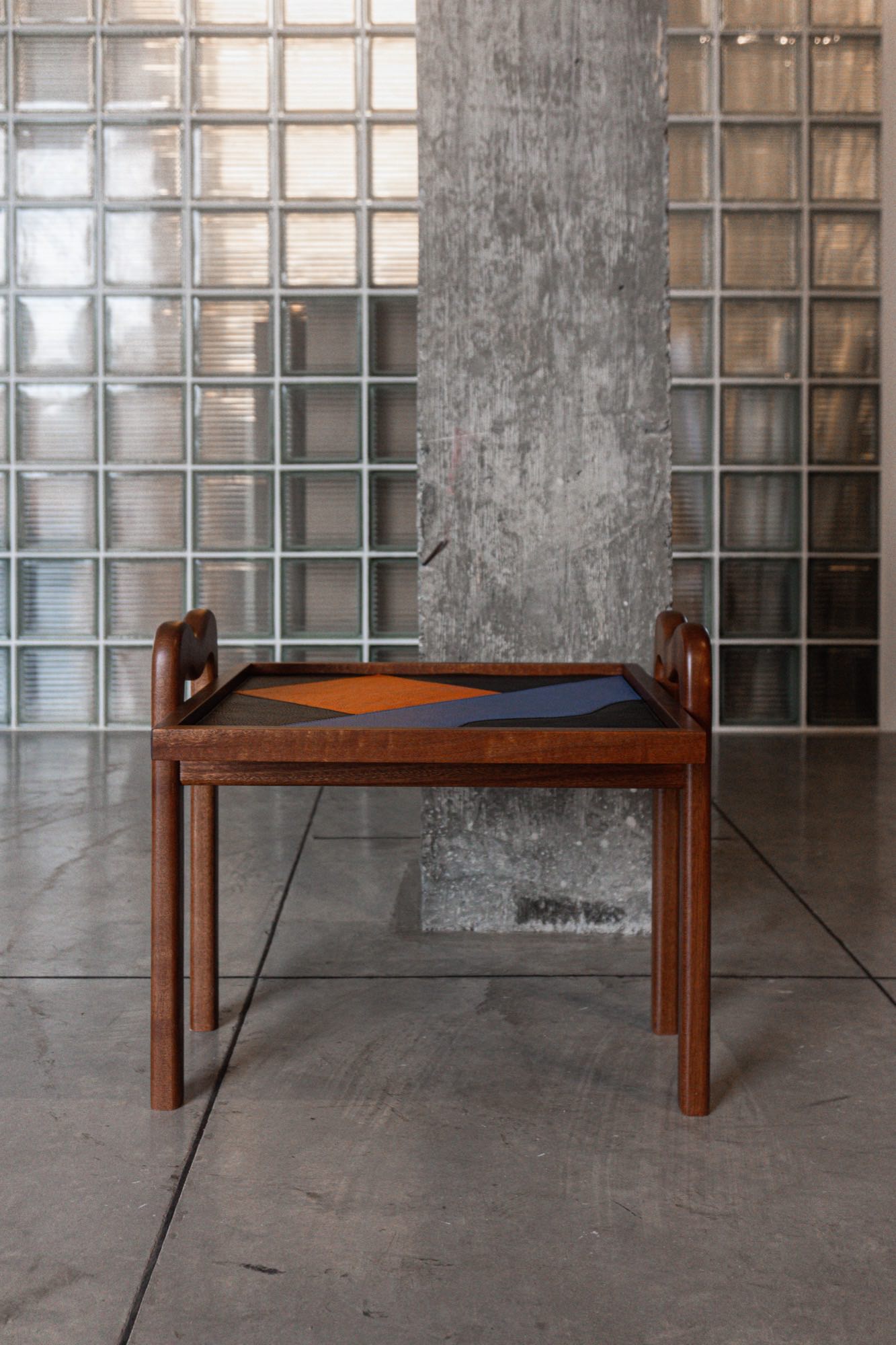 Table AA Square:  Leather — 3