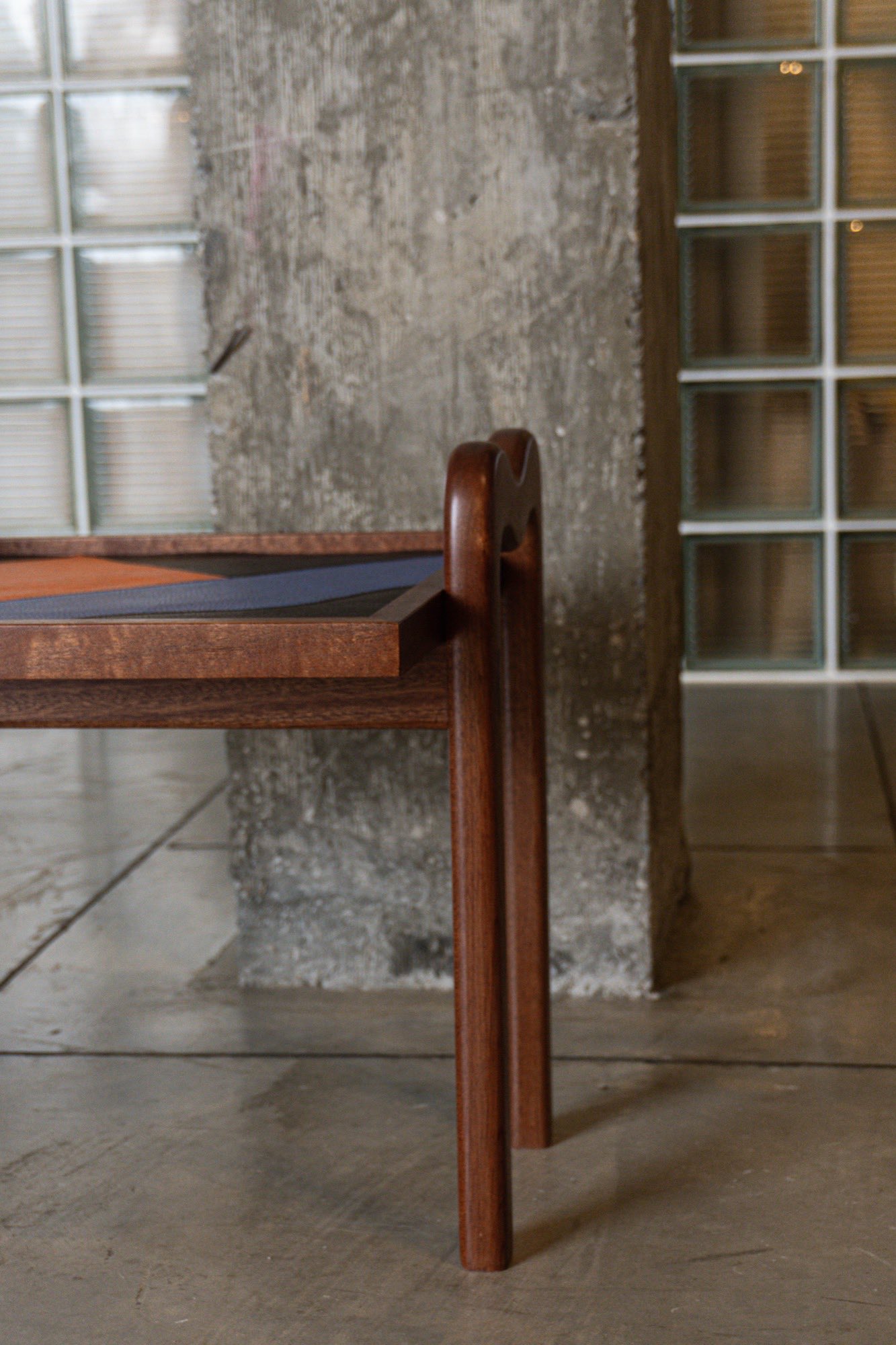 Table AA Square:  Leather — 4